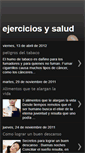 Mobile Screenshot of ejercicios-salud.blogspot.com