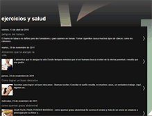 Tablet Screenshot of ejercicios-salud.blogspot.com