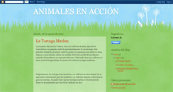 Desktop Screenshot of animalesaccion.blogspot.com