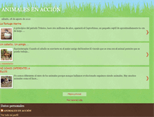 Tablet Screenshot of animalesaccion.blogspot.com