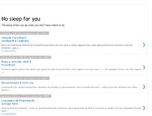 Tablet Screenshot of nosleepforyou.blogspot.com