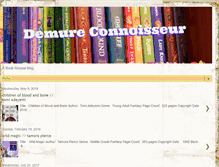 Tablet Screenshot of demureconnoisseur.blogspot.com