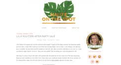 Desktop Screenshot of hauteonthespot.blogspot.com