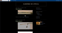 Desktop Screenshot of cadernodeafrica.blogspot.com