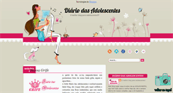 Desktop Screenshot of diario-das-adolescentes.blogspot.com