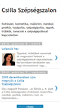 Mobile Screenshot of csillaszepsegszalon.blogspot.com