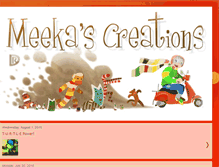 Tablet Screenshot of meekascreations.blogspot.com