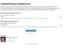 Tablet Screenshot of compartiendoexperiencias1358.blogspot.com