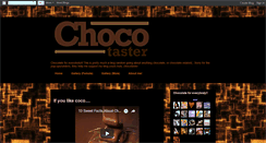 Desktop Screenshot of chocotaster.blogspot.com