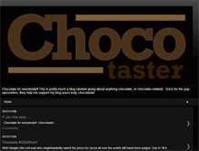 Tablet Screenshot of chocotaster.blogspot.com