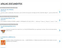 Tablet Screenshot of apalmsdocumentos.blogspot.com
