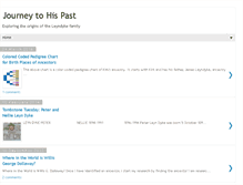 Tablet Screenshot of journeytohispast.blogspot.com