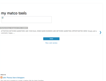 Tablet Screenshot of my-matco-tools.blogspot.com