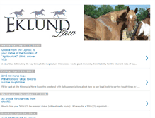 Tablet Screenshot of eklund-law.blogspot.com