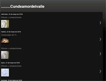 Tablet Screenshot of cundeamordelvalle.blogspot.com