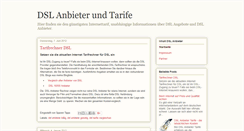 Desktop Screenshot of dsl-anbieter-tarife.blogspot.com