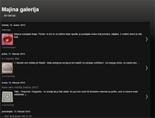 Tablet Screenshot of majinagalerija.blogspot.com