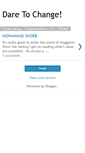Mobile Screenshot of daretochange.blogspot.com