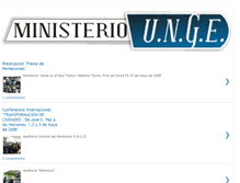 Tablet Screenshot of ministeriounge.blogspot.com