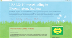 Desktop Screenshot of learninbloomington.blogspot.com