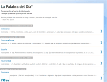 Tablet Screenshot of lapalabradeldia.blogspot.com