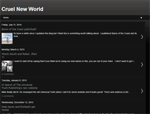 Tablet Screenshot of cruelnewworld.blogspot.com