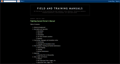 Desktop Screenshot of fieldmanuals.blogspot.com