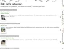 Tablet Screenshot of kotikoirajakokkaus.blogspot.com