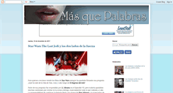 Desktop Screenshot of masquepalabraselblog.blogspot.com