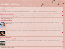 Tablet Screenshot of cienciasnaturales-seresvivos.blogspot.com