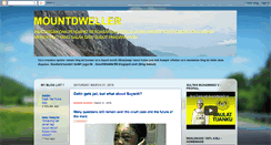 Desktop Screenshot of mountdweller.blogspot.com