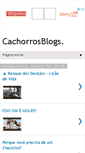 Mobile Screenshot of cachorrosblogs.blogspot.com