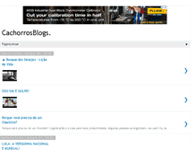 Tablet Screenshot of cachorrosblogs.blogspot.com