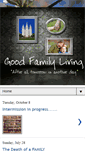 Mobile Screenshot of goodfamilyliving.blogspot.com