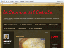 Tablet Screenshot of lacavernadelescriba.blogspot.com