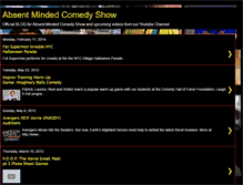 Tablet Screenshot of absentmindedcomedyshow.blogspot.com