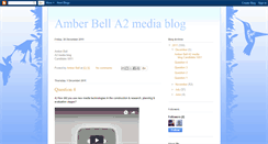 Desktop Screenshot of amberbella2media.blogspot.com