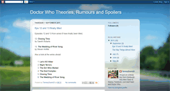 Desktop Screenshot of drwhogeek.blogspot.com