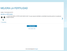 Tablet Screenshot of mejora-tu-fertilidad.blogspot.com