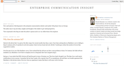 Desktop Screenshot of enterprisecommunication.blogspot.com