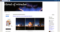 Desktop Screenshot of planetofmiracles.blogspot.com