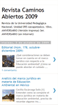 Mobile Screenshot of caminosabiertos2009.blogspot.com