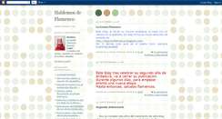 Desktop Screenshot of hablemosdeflamenco.blogspot.com