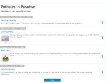 Tablet Screenshot of potholesinparadise.blogspot.com