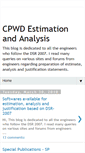 Mobile Screenshot of cpwd-estimate-analysis.blogspot.com