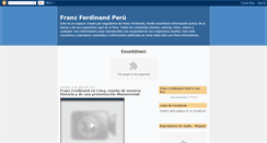 Desktop Screenshot of franzferdinandperu.blogspot.com