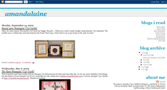 Desktop Screenshot of amandalaine.blogspot.com
