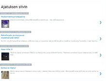 Tablet Screenshot of ajatuksensiivin.blogspot.com