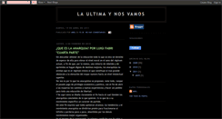 Desktop Screenshot of abel-laultimaynosvamos.blogspot.com