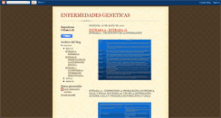 Desktop Screenshot of geneticatrastornos.blogspot.com